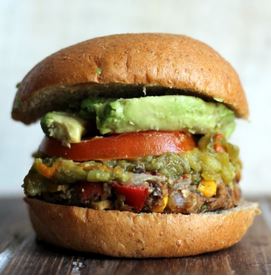 Black bean veggie burger 
