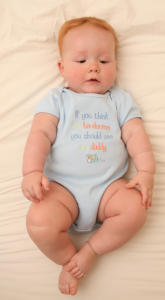 baby on blanket