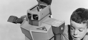 boy with robot